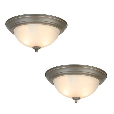 Light home depot - Commercial Electric300-Watt Equivalent Integrated LED Bronze Commercial Grade Security Flush Mount Ceiling Outdoor Canopy Light, 5000K. Compare. $14599. /piece $188.56. Save $42.57 ( 23 %) ( 7)